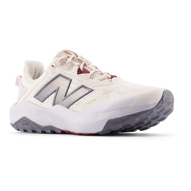 New Balance Women's DYNASOFT NITREL v6 in Beige/Grey/Red Textile
