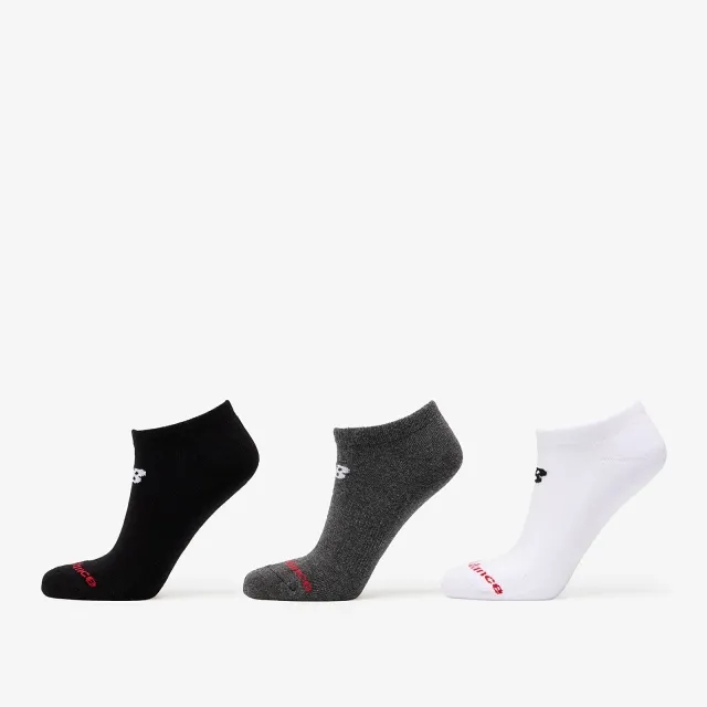 New Balance Everyday No Show Socks 3-Pack Multicolor L