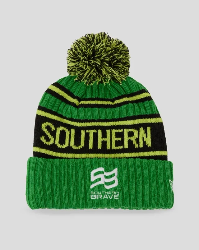 Castore New Era Sport Bobble Beanie - Welsh Fire - Red