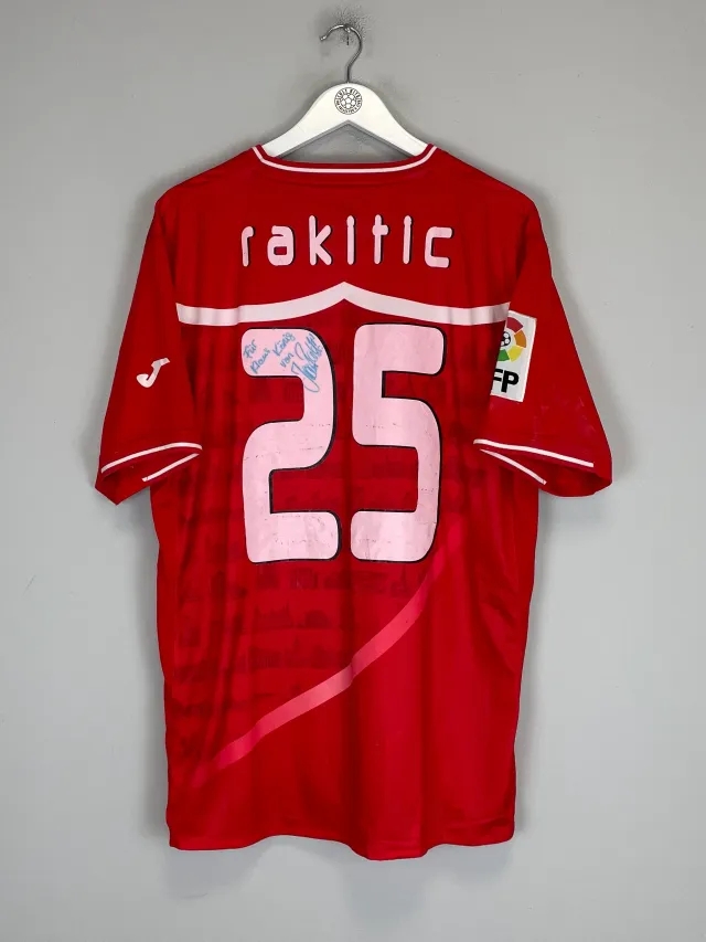 2010/11 SEVILLA RAKITIC #25 *SIGNED* AWAY SHIRT (XL) JOMA | CULT KITS