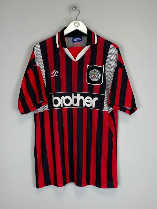 1994/96 MANCHESTER CITY AWAY SHIRT (XL) UMBRO | CULT KITS