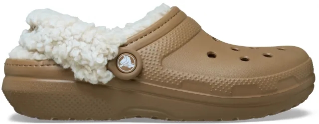 Crocs | Unisex | Classic Fleece Lined | Clogs | Sepia | W4/M3