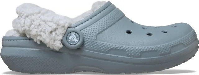 Crocs | Unisex | Classic Fleece Lined | Clogs | Concrete | W4/M3