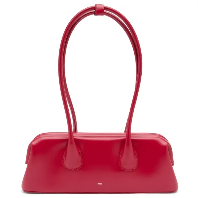 OSOI Women's Boat Wide Mini Bag Plum Red