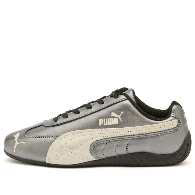 PUMA SpeedCat Metallic Sneakers Unisex, Black/Warm White