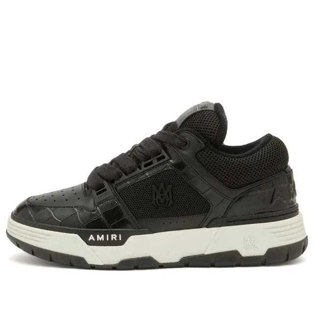 AMIRI Men's Croc Debossed MA-1 Black