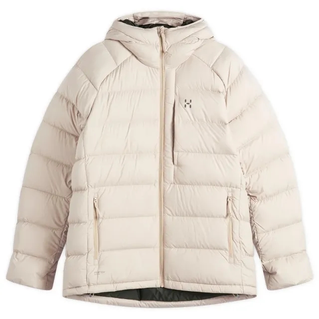 Haglöfs Men's Rosson Pertex Down Hooded Jacket Chalk Beige