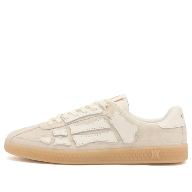 AMIRI Men's Croc Debossed Pacific Bones Alabaster