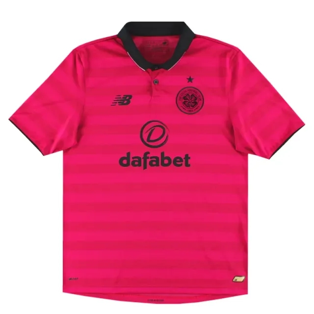 2017-18 Celtic New Balance Fourth Shirt M - Celtic / Excellent 