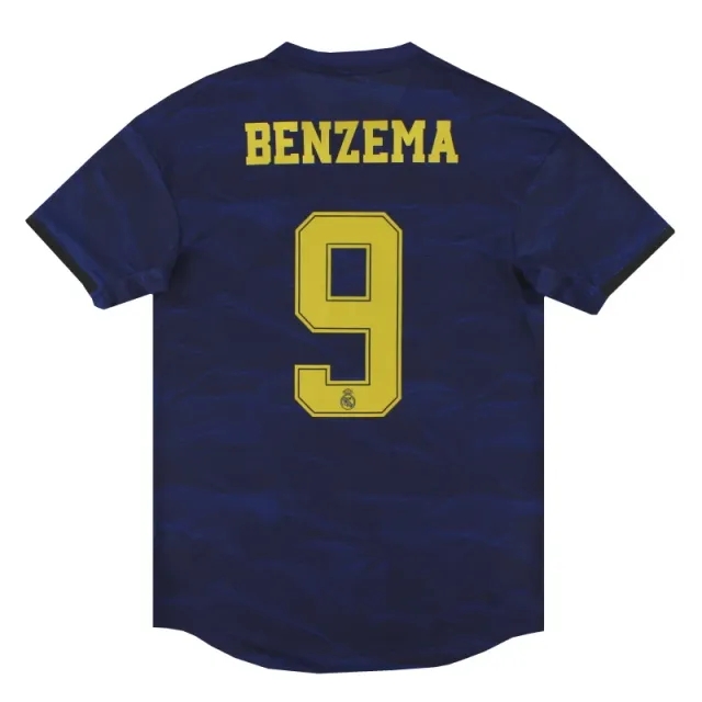 2019-20 Real Madrid adidas Authentic Away Shirt Benzema #9 *w/tags* M - Real Madrid / w/tags 