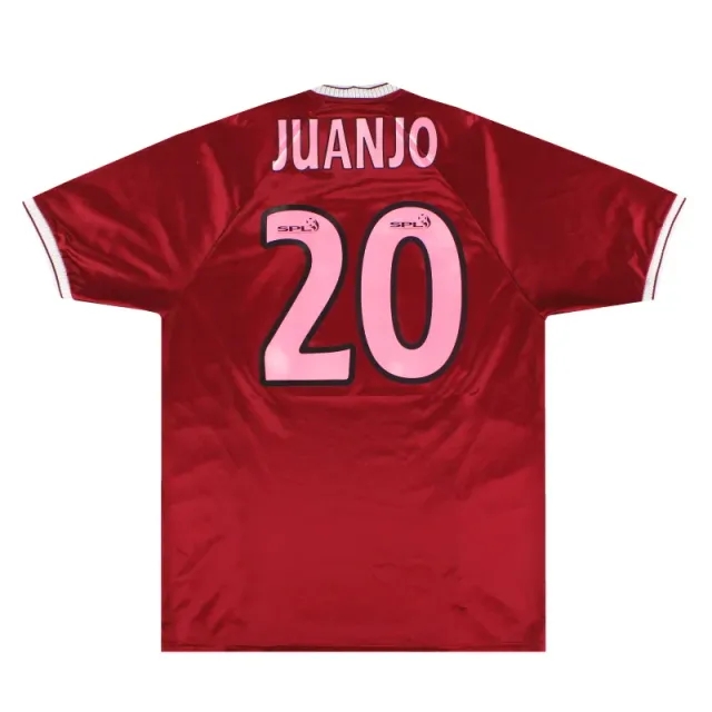 2000-01 Hearts Errea Home Shirt Juanjo #20 M - Hearts / Good 