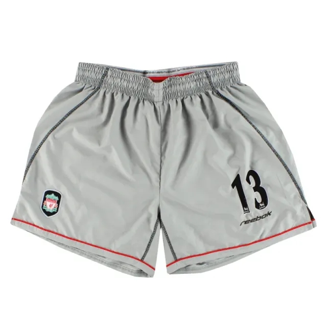 2002-04 Liverpool Reebok Away Shorts #13 L - Liverpool / Excellent 