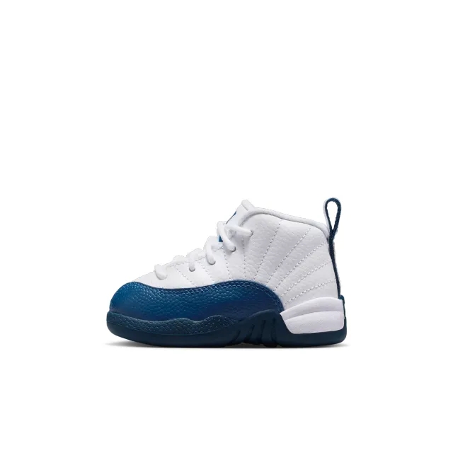 Nike Jordan 12 Retro 'French Blue' Baby/Toddler Shoes - White