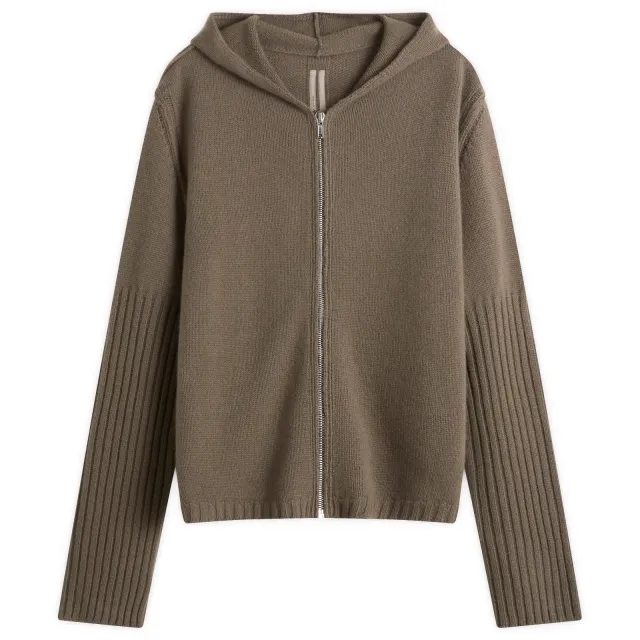 Rick Owens Men's Knit Zip Through Dust