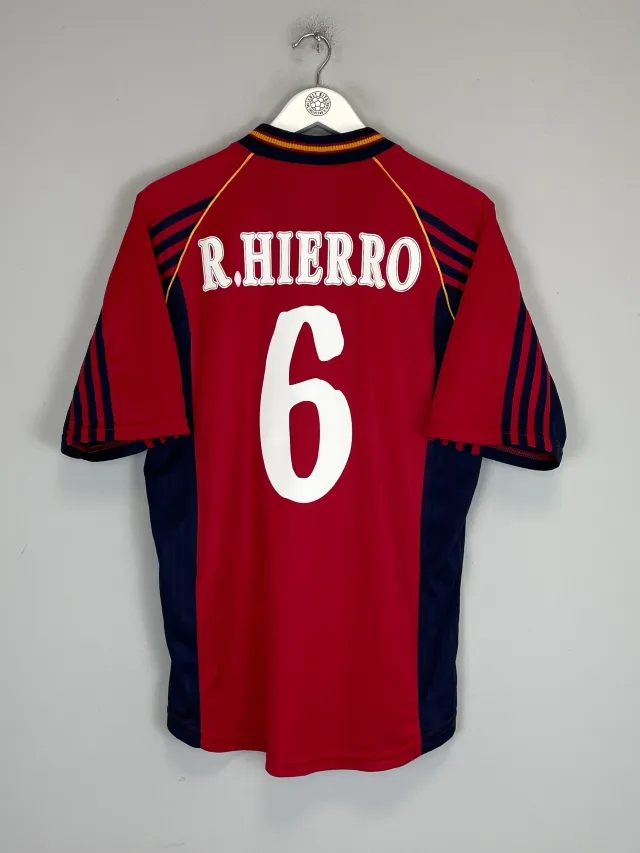 1998/99 SPAIN R.HIERRO #6 HOME SHIRT (L) ADIDAS | CULT KITS