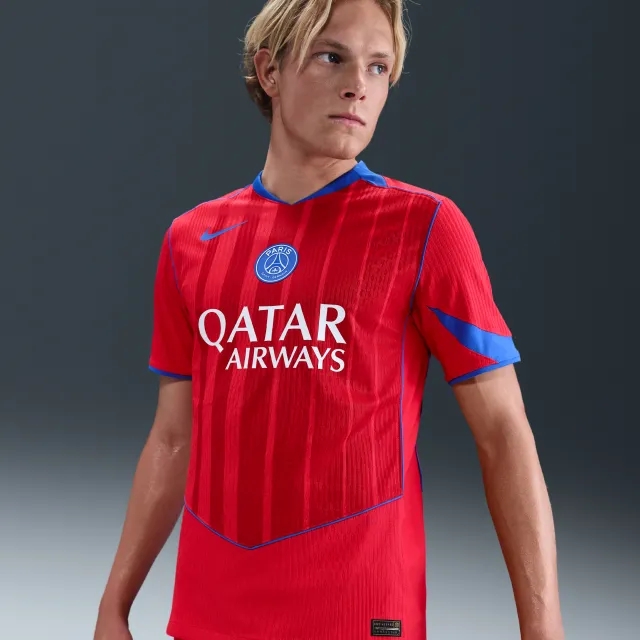 Paris Saint-Germain 2025/26 Match Third Men's Nike Dri-FIT ADV Total 90 Football Authentic Shirt - Red - Polyester