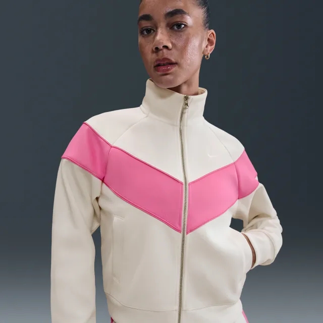 Nike Sportswear Windrunner Women's Knit Jacket - White - Polyester/Elastane