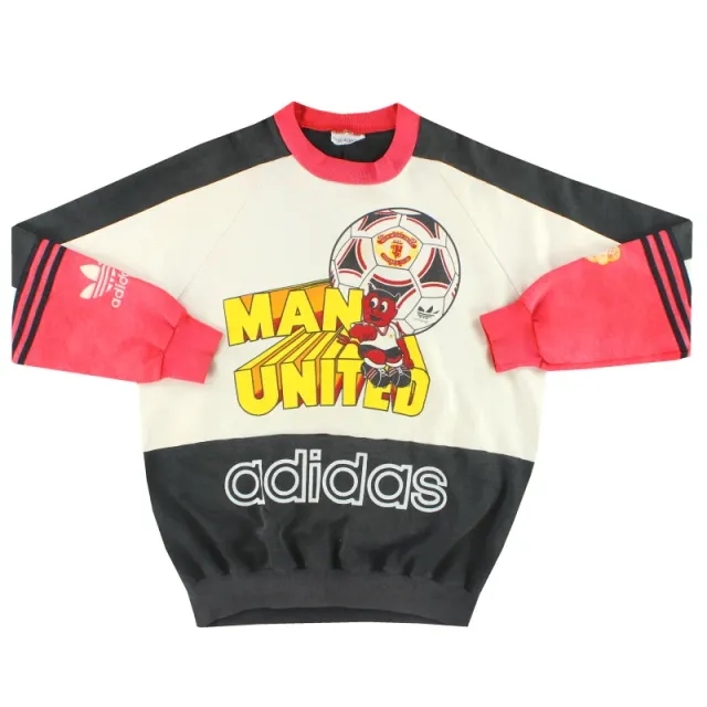 1990-92 Manchester United adidas Sweatshirt M - Manchester United / Very Good 