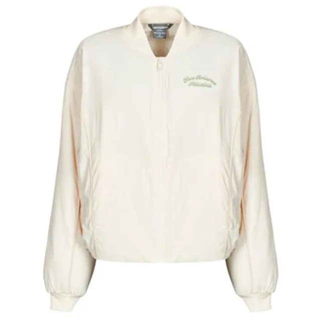 New Balance  LINEAR HERITAGE WOVEN BOMBER JACKET  women's Jacket in Beige