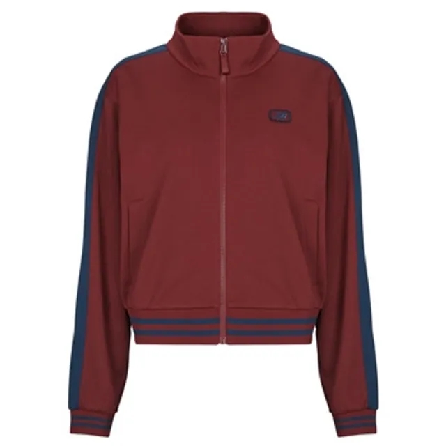 New Balance  POST SEASON PIQUE TRACK JACKET  women's Tracksuit jacket in Bordeaux