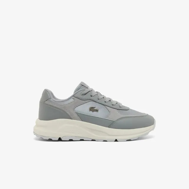 Lacoste Men's Run Set Suede Sneakers - Grey / White