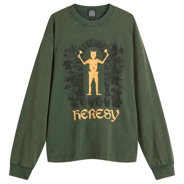 Heresy Men's Gateway Long Sleeve T-Shirt Green