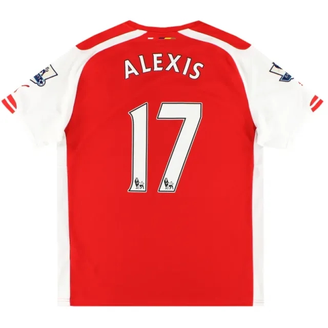 2014-15 Arsenal Puma Home Shirt Alexis #17 XL - Arsenal / Excellent 