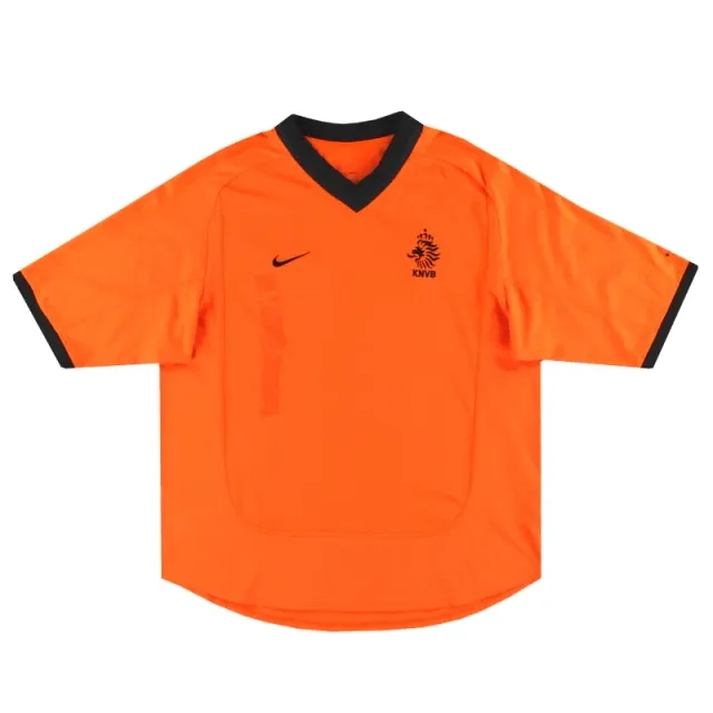 2000-02 Holland Nike Home Shirt L - Holland / Very Good 