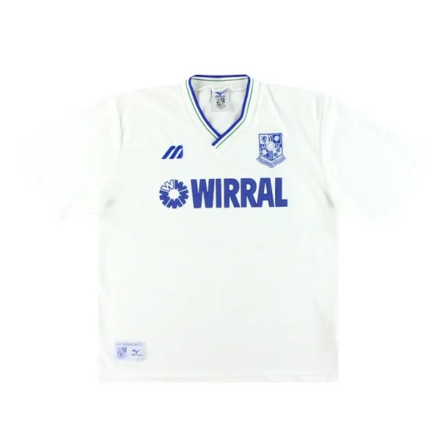 1997-99 Tranmere Rovers Mizuno Home Shirt L - Tranmere Rovers / Excellent 