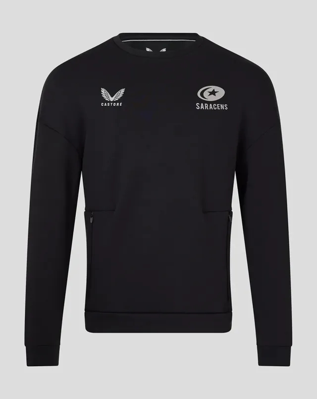 Castore Saracens Unisex 25/26 Travel Crew Sweatshirt
