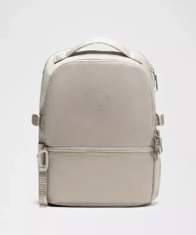 lululemon – New Crew Backpack 22L – Color Grey/Khaki