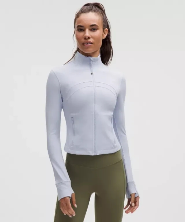 lululemon – Women's Define Cropped Jacket Nulu – Color Blue – Size 0