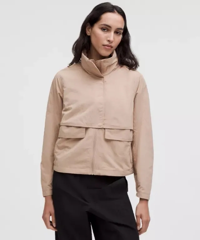 lululemon – Women's Always Effortless Classic-Fit Jacket – Color Brown – Size 12