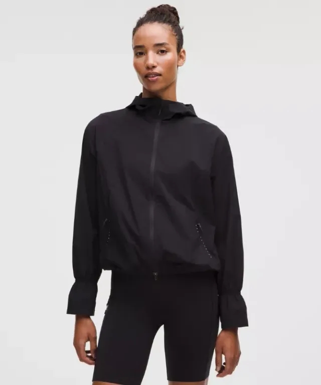 lululemon – Women's Translucent Hooded Jacket – Color Black – Size XS