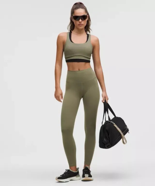 lululemon – Women's Wunder Train High-Rise Tight Leggings – 25" – Color Green – Size 6