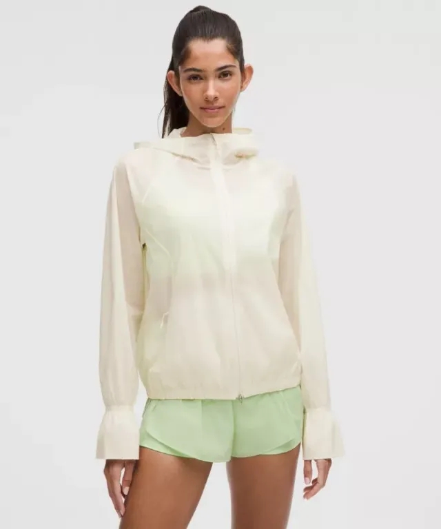 lululemon – Women's Translucent Hooded Jacket – Color White – Size Large
