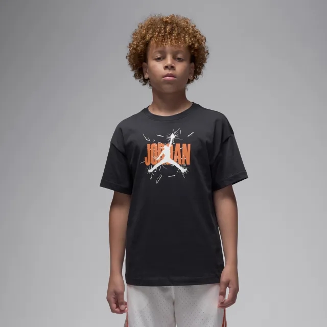 Nike Jordan Older Kids' '85 Shatter T-Shirt - Black - Cotton