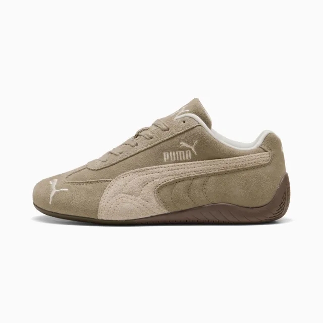 PUMA SpeedCat Elevated Sneakers Women, Ice Coffee/Alpine Snow, size 3
