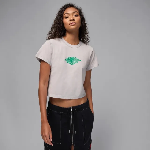 Nike Jordan Rare Air Women's T-Shirt - Grey - Cotton