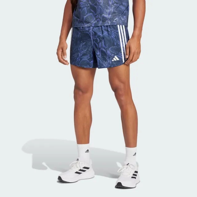 adidas Own the Run Excite Allover Print AEROREADY Shorts