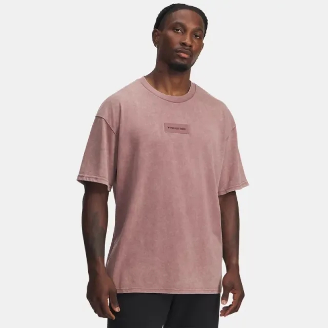 Project Rock Heavyweight Men's Oversized T-Shirt Maroon Mist / Maroon Mist L
