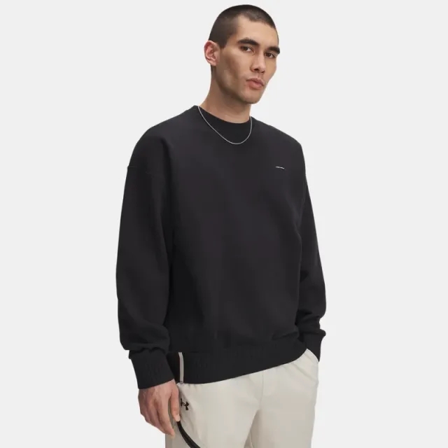 Under Armour  Icon Heavyweight Rib Men's Crew Black / Black L