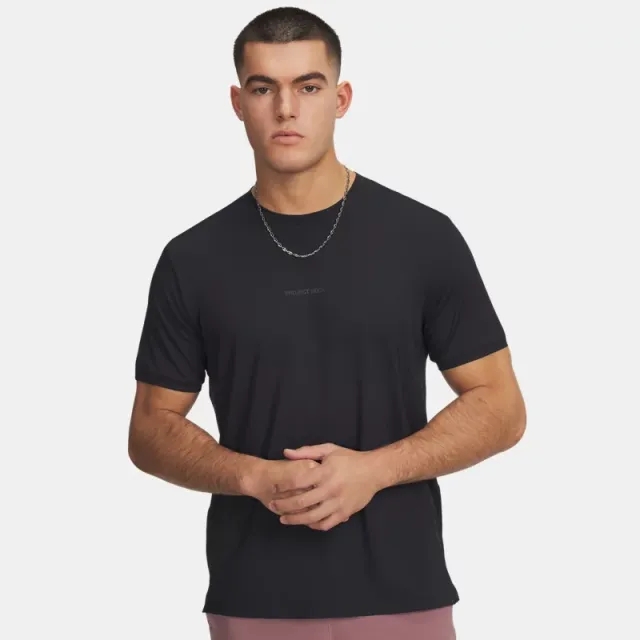 Project Rock Iso-Chill Men's Short Sleeve Black / Anthracite L