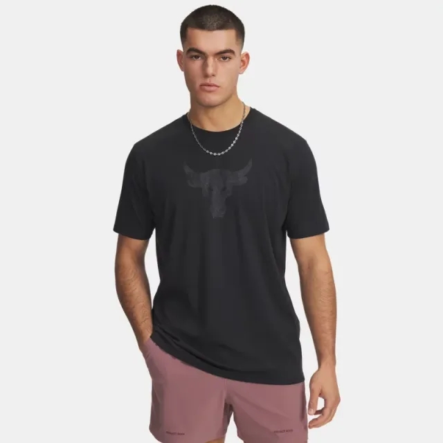 Project Rock Payoff Graphic Men's Short Sleeve Black / Castlerock L