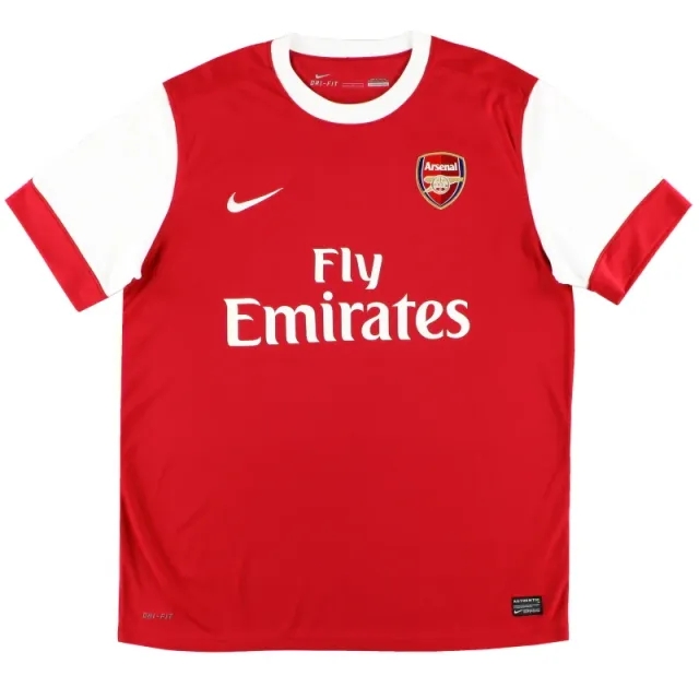 2010-11 Arsenal Nike Home Shirt XXL - Arsenal / Very Good 