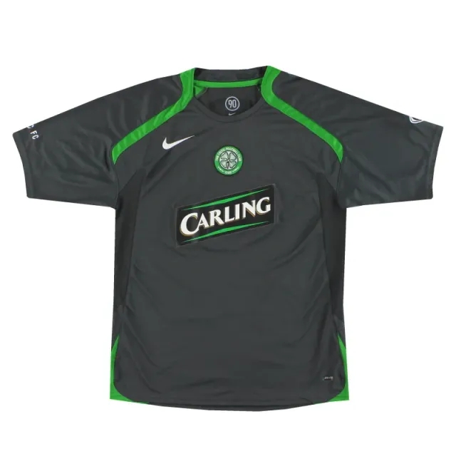 2005-06 Celtic Nike Training Shirt L.Boys - Celtic / Excellent 