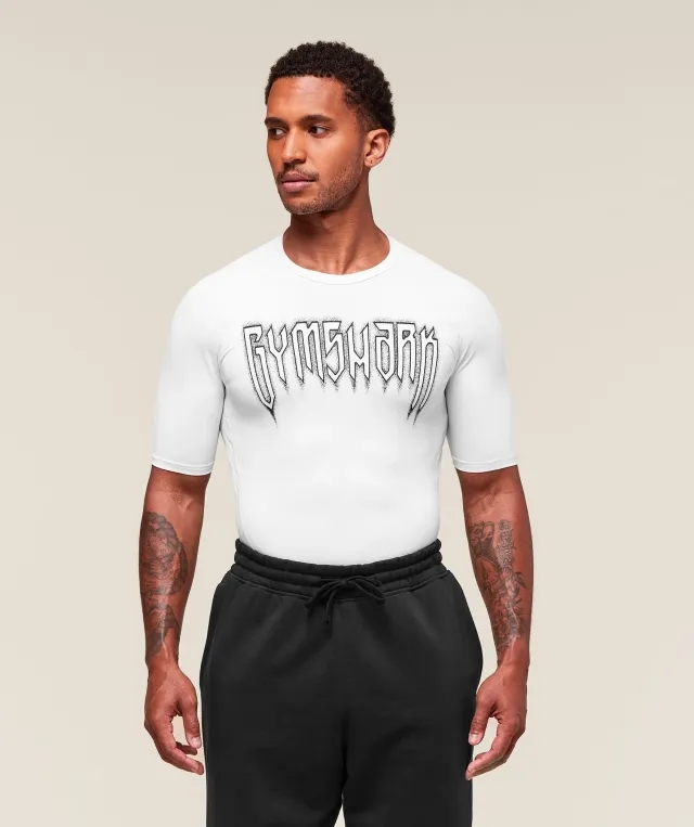  Grunge Baselayer T-Shirt - White