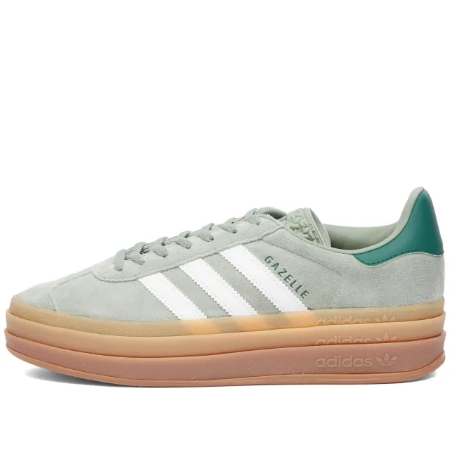 Adidas Women's Gazelle Bold W Silver Green/White