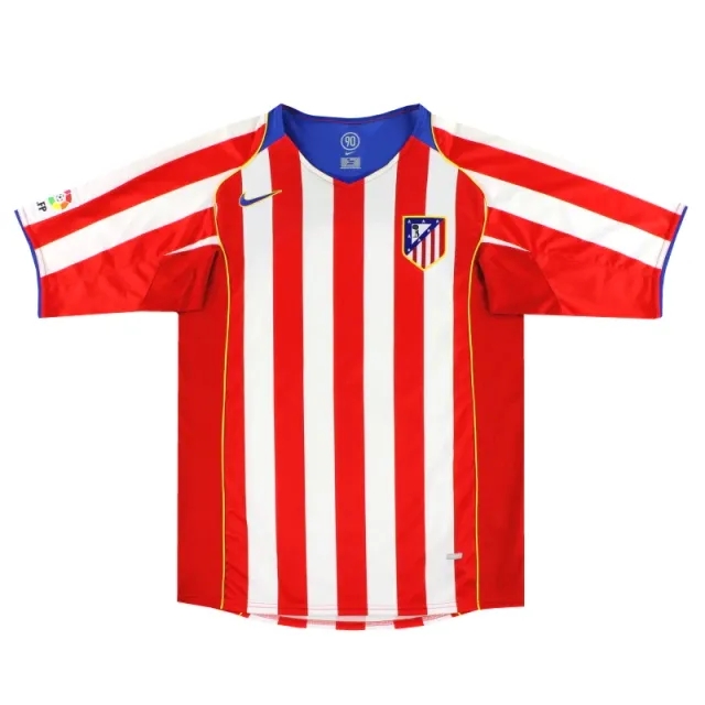 2004-05 Atletico Madrid Nike Home Shirt M - Atletico Madrid / Excellent 