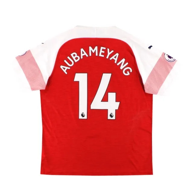 2018-19 Arsenal Puma Home Shirt Aubameyang #14 XL - Arsenal / Excellent 